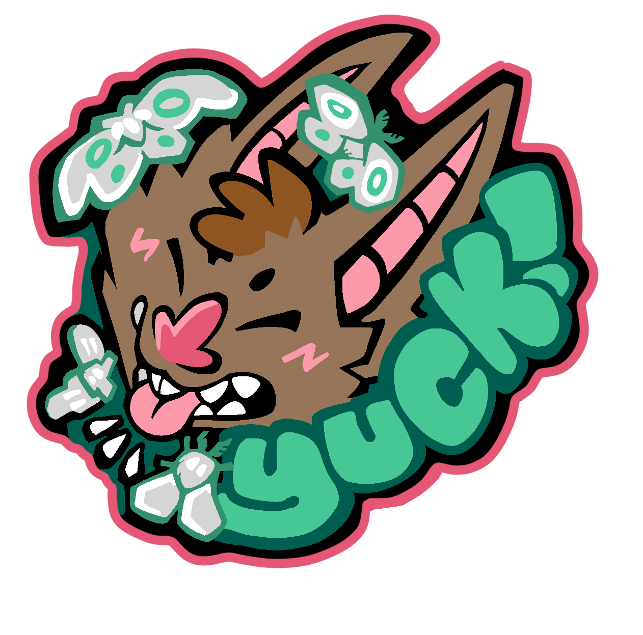 Yuck Bat Sticker
