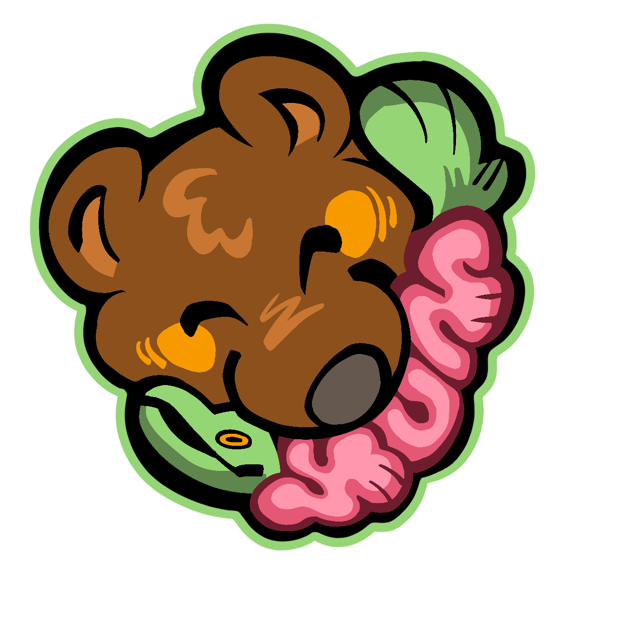 Yum Bear Sticker