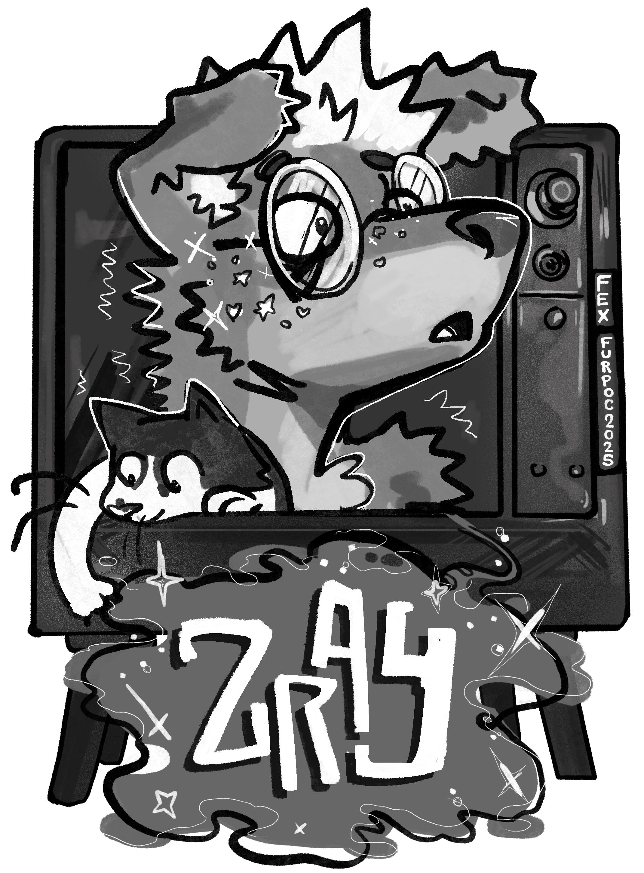 Furpoc Halloween Badge Commission