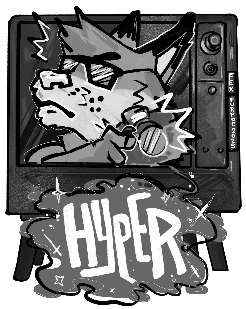 Furpoc Halloween Badge Commission