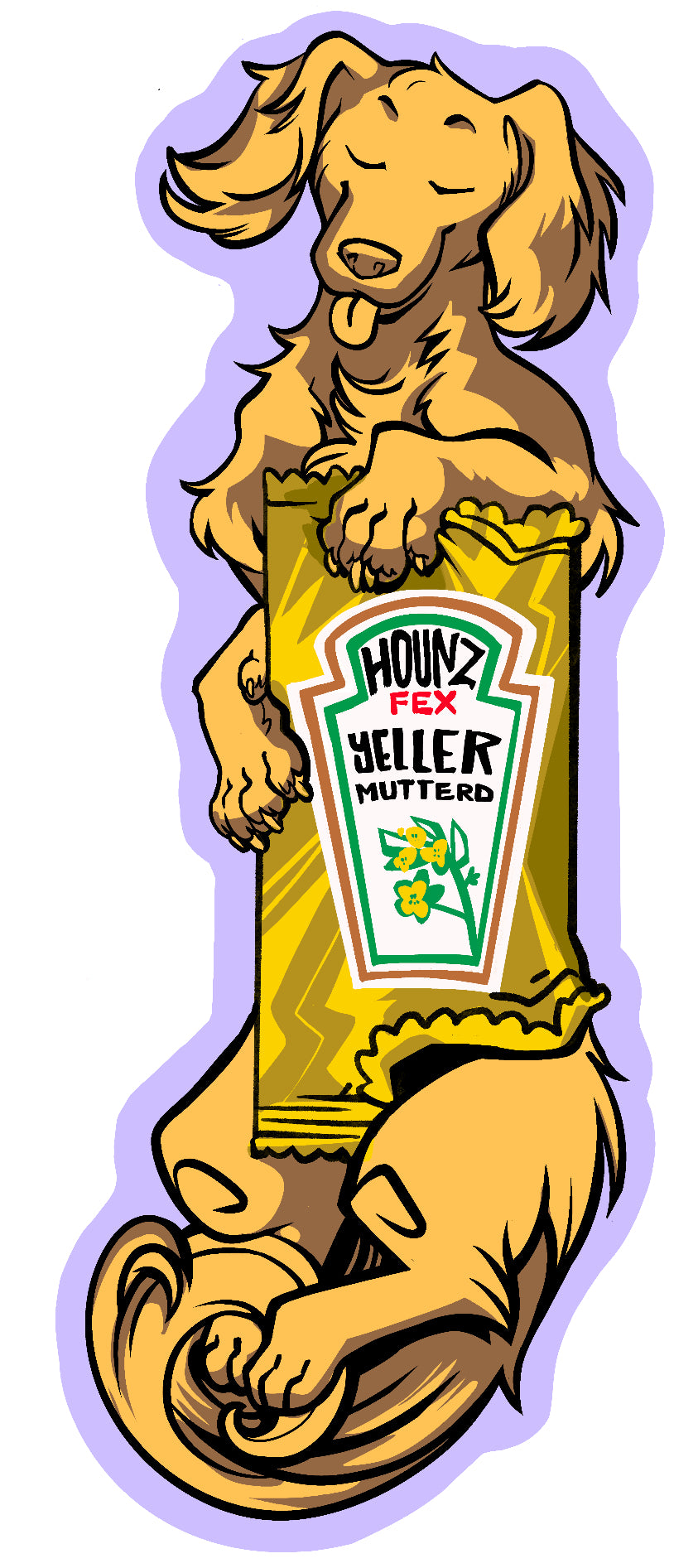 Yeller Mutterd Sticker