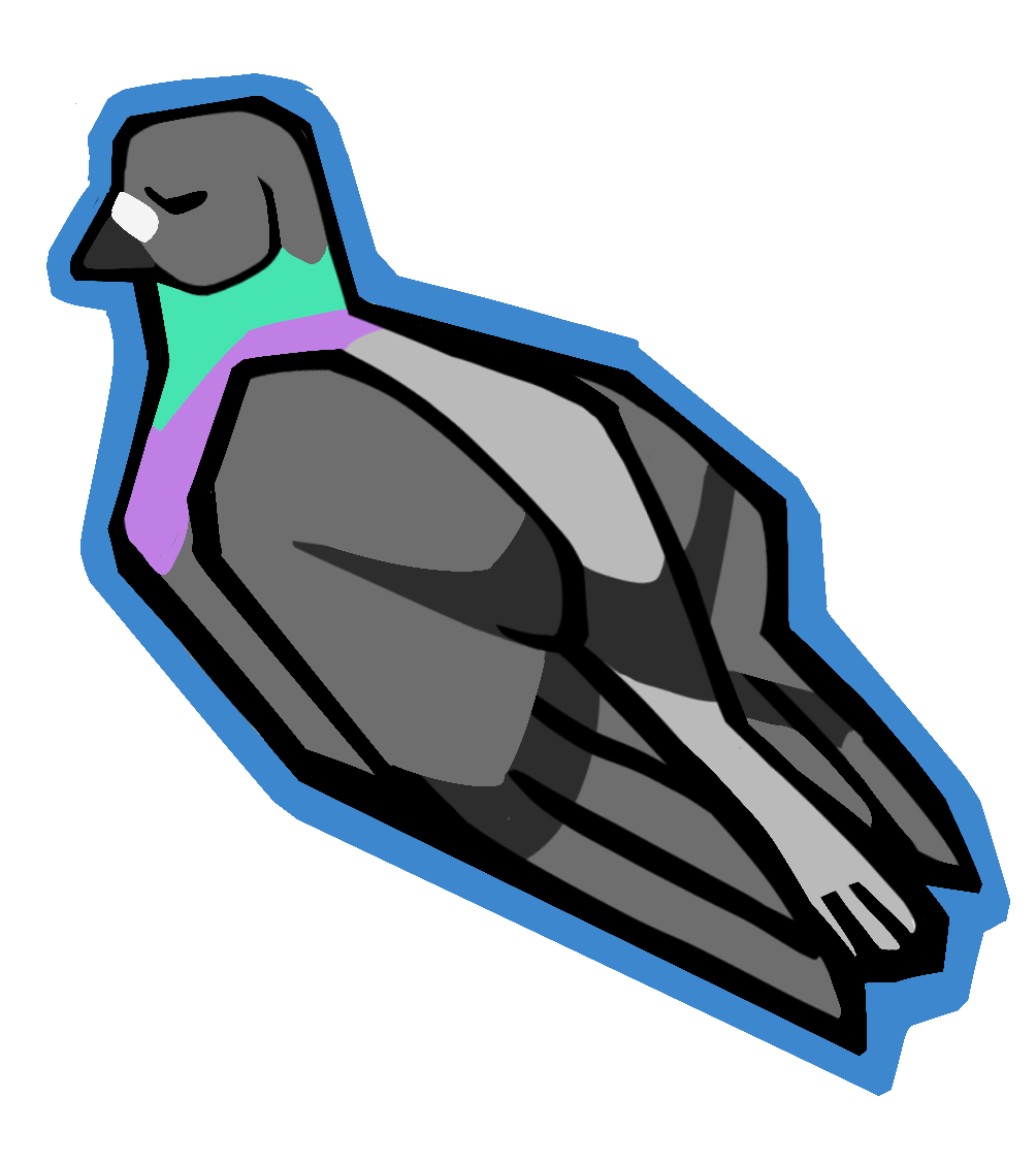 Small Pigeon Sticker