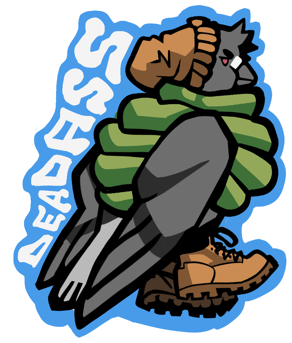Deadass Puffer Sticker