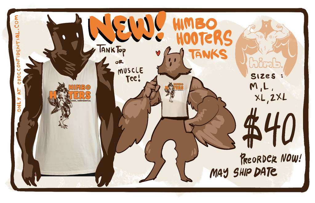 Himbo Hooters Muscle Tee