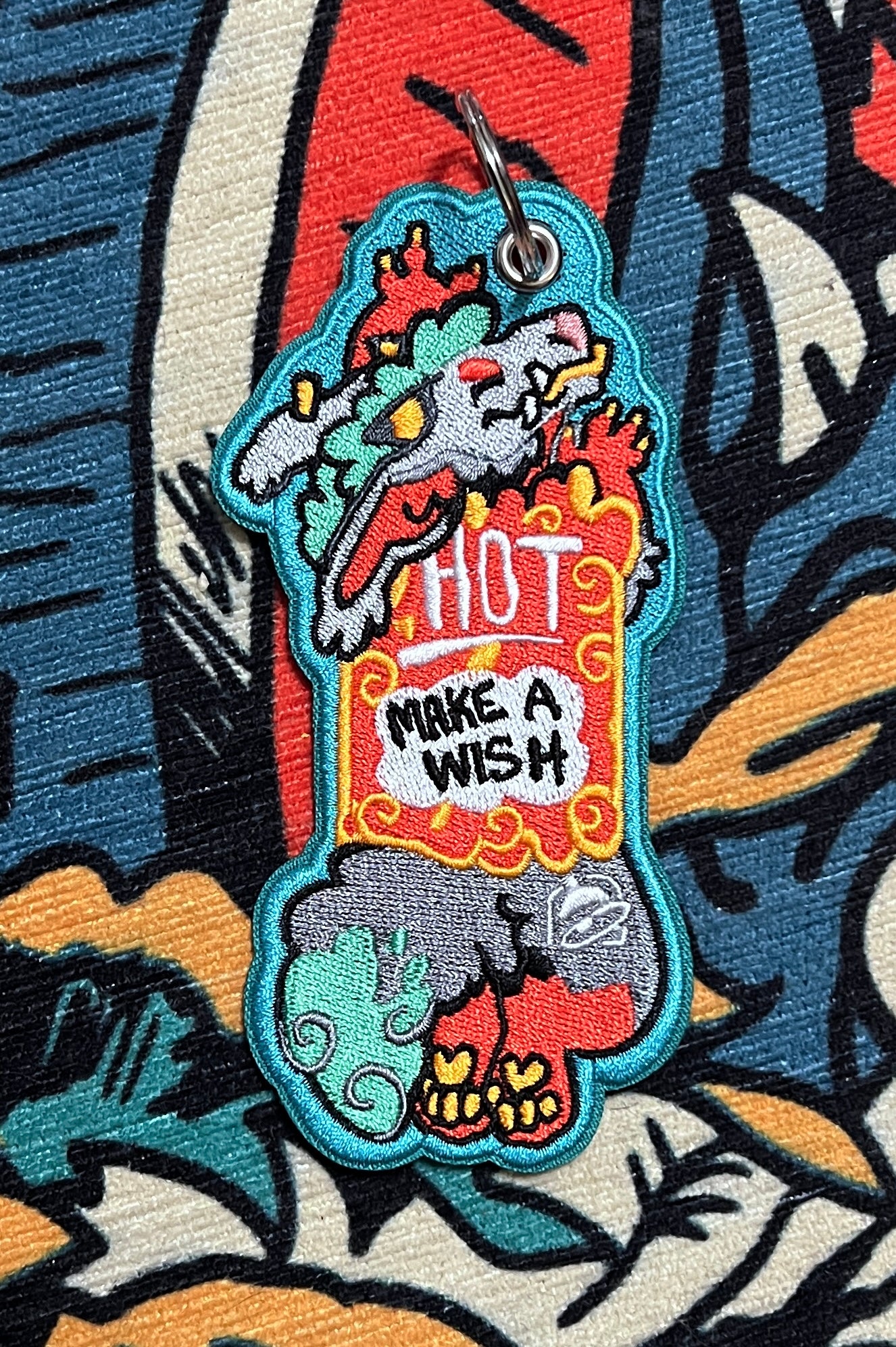 Hot Sauce Keychain
