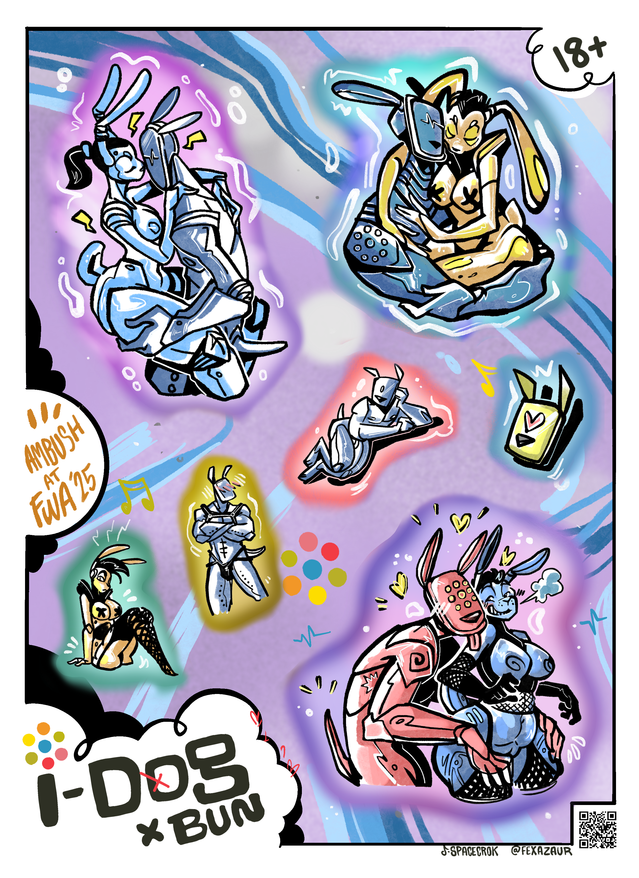 I-Dog x Bun Sticker Sheet